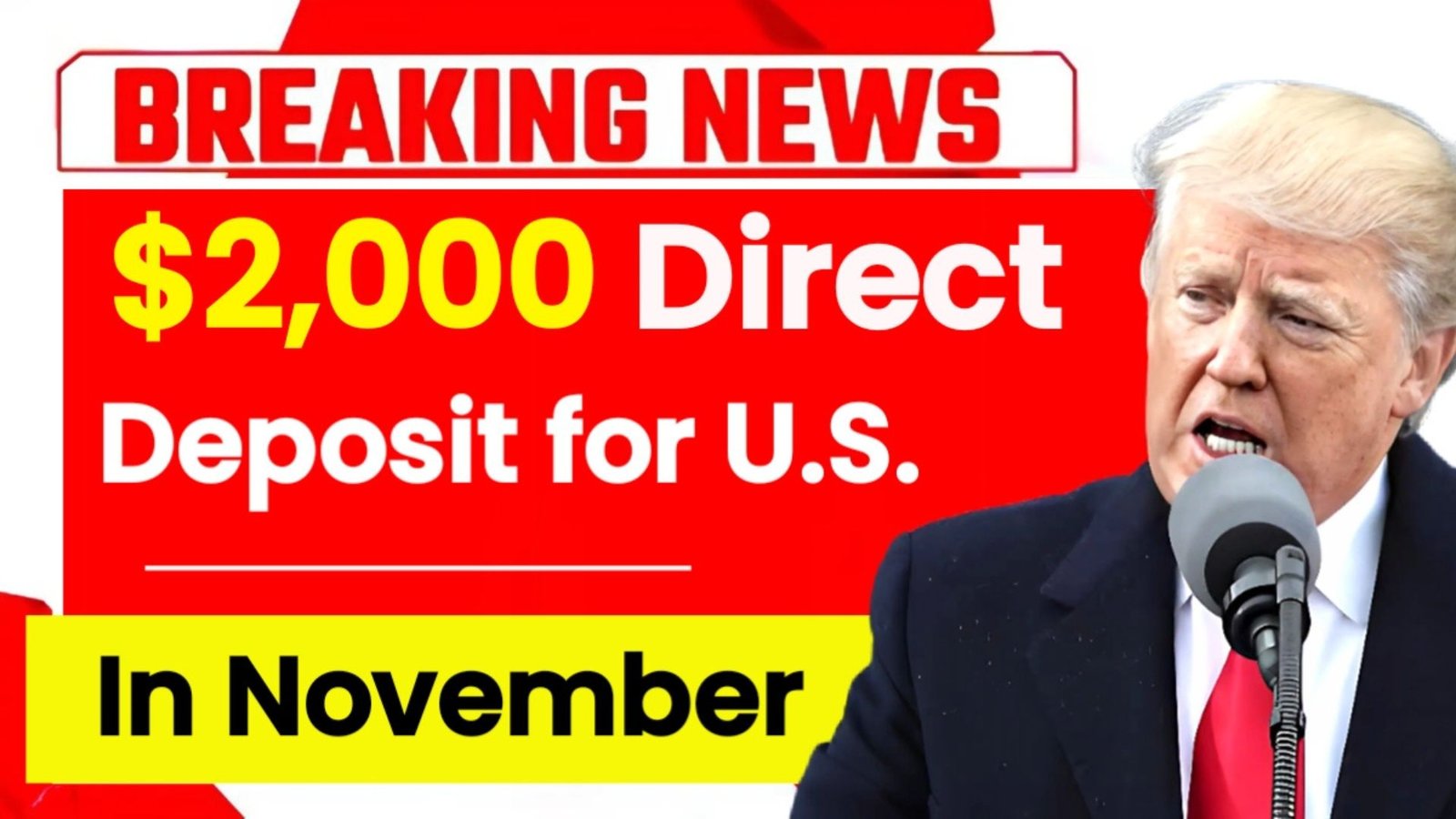 $2,000 Direct Deposit for U.S. Citizens in November 2025 – Eligibility, Payment Dates, and IRS Instructions
